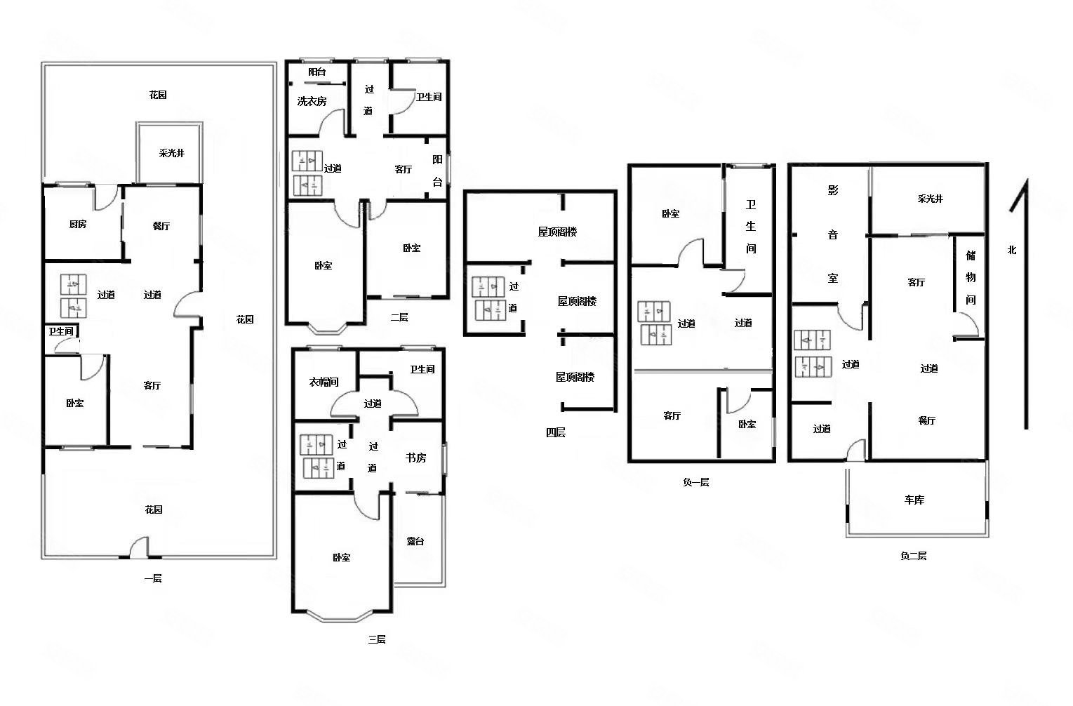 保利西山林语(别墅)6室3厅3卫366.39㎡南北1160万