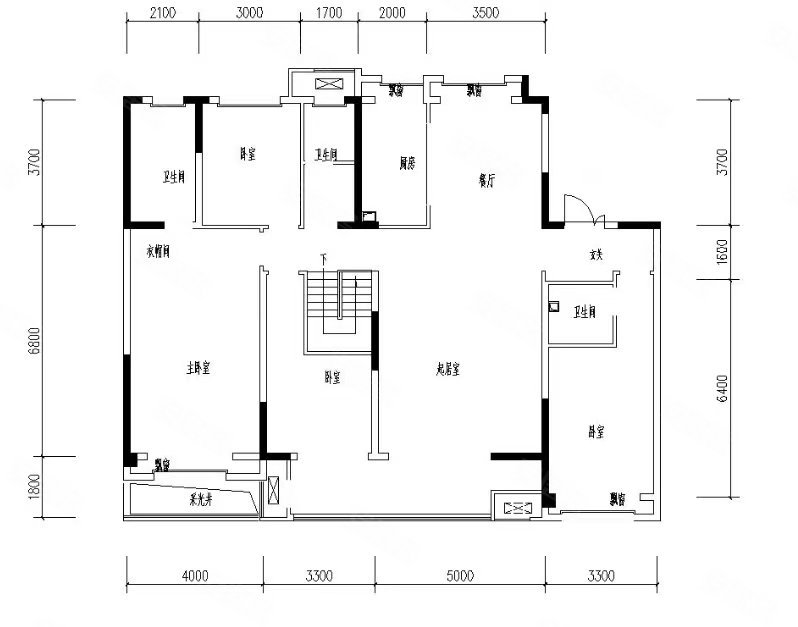 珑玺湾 共两层 毛坯 所见即所得