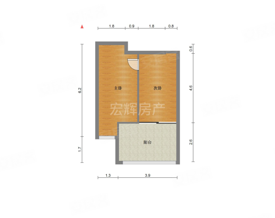 红星紫郡2室1厅1卫99.5㎡南110万