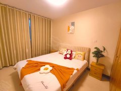 临沂兰山华润中心月付华润中心精装一室 家具家电齐全 精品大床密码锁 有地暖出租房源真实图片