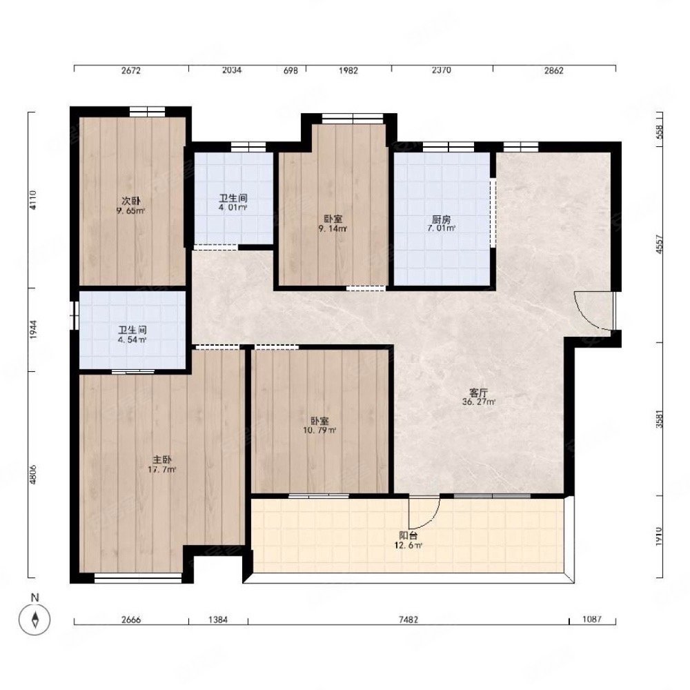 海赋尚城124平景观楼层现急卖