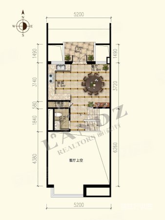 紫玉山庄三期新出联排别墅,4.8米挑空客厅,价格好