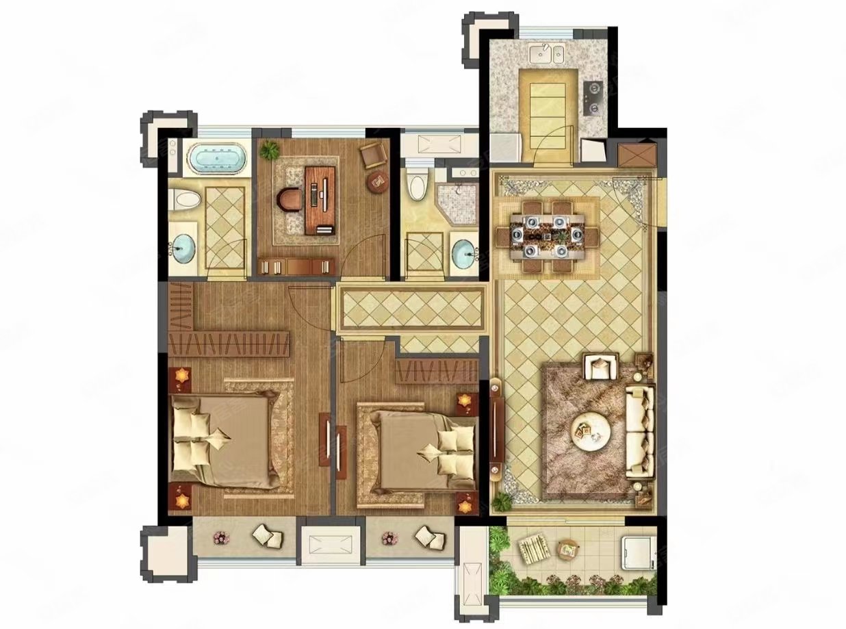 实地玫瑰庄园三期