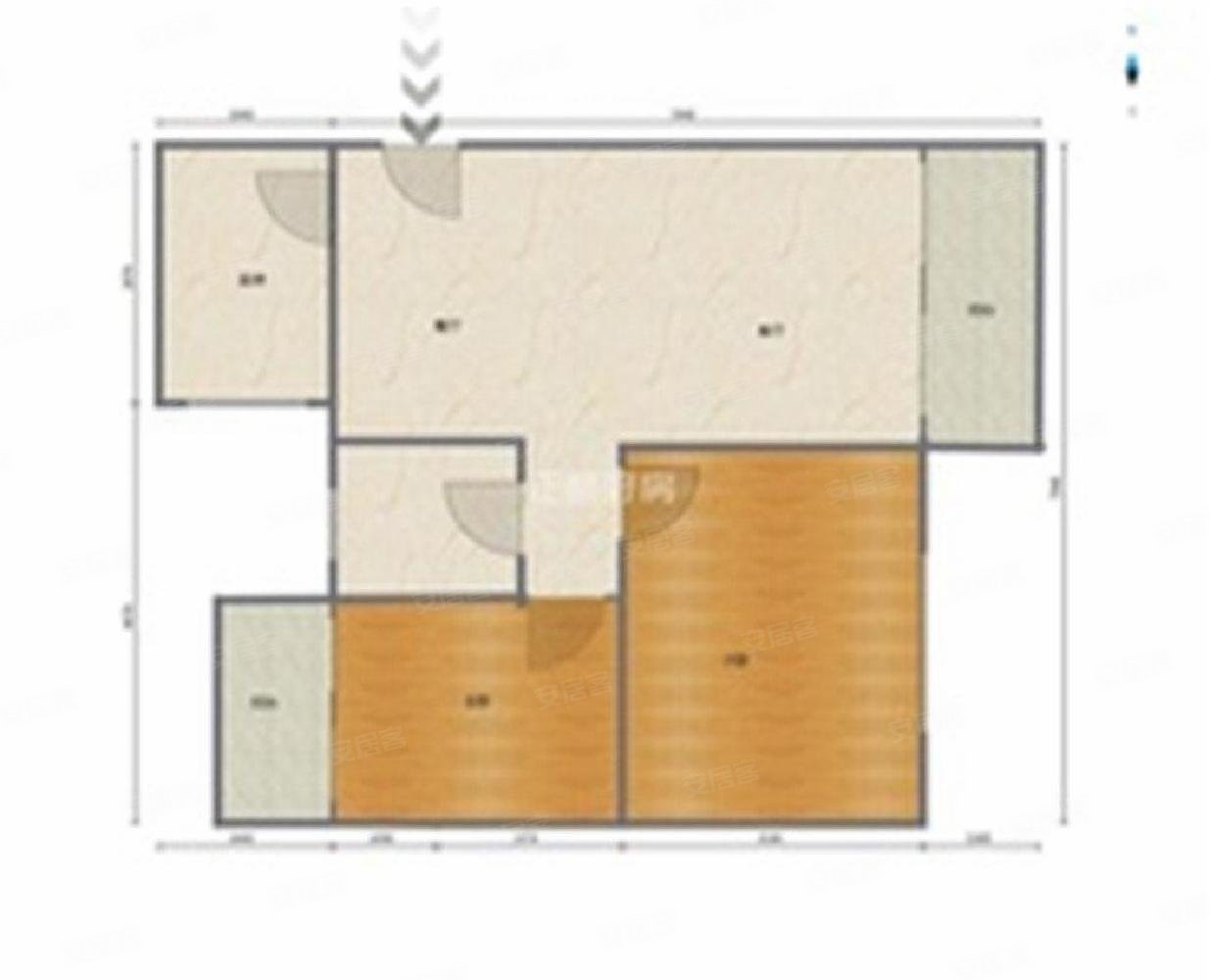 中珠新村2期十一中16小夏湾近拱北北欧森林旁中珠新村看房方便 中珠新村二手房 140万 2室2厅 1卫 74平米 珠海安居客