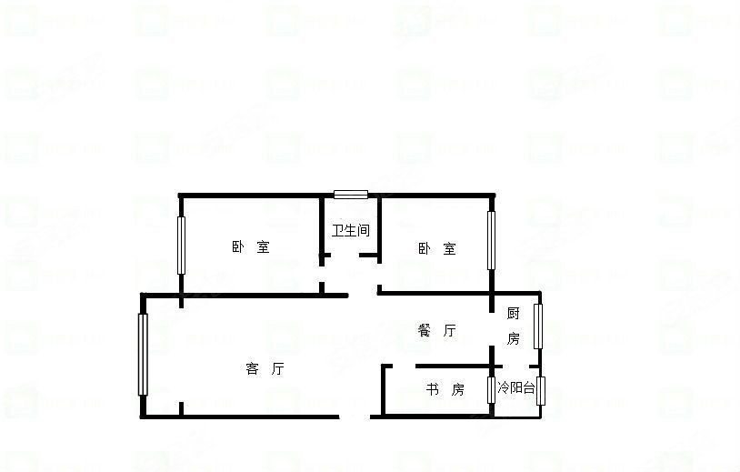 供销社家属院2室2厅1卫67㎡南北12万