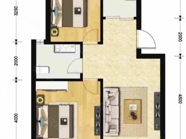 上海嘉定江桥新城大宅风范城朝南一室户,13号线金运路地铁口,独厨独卫