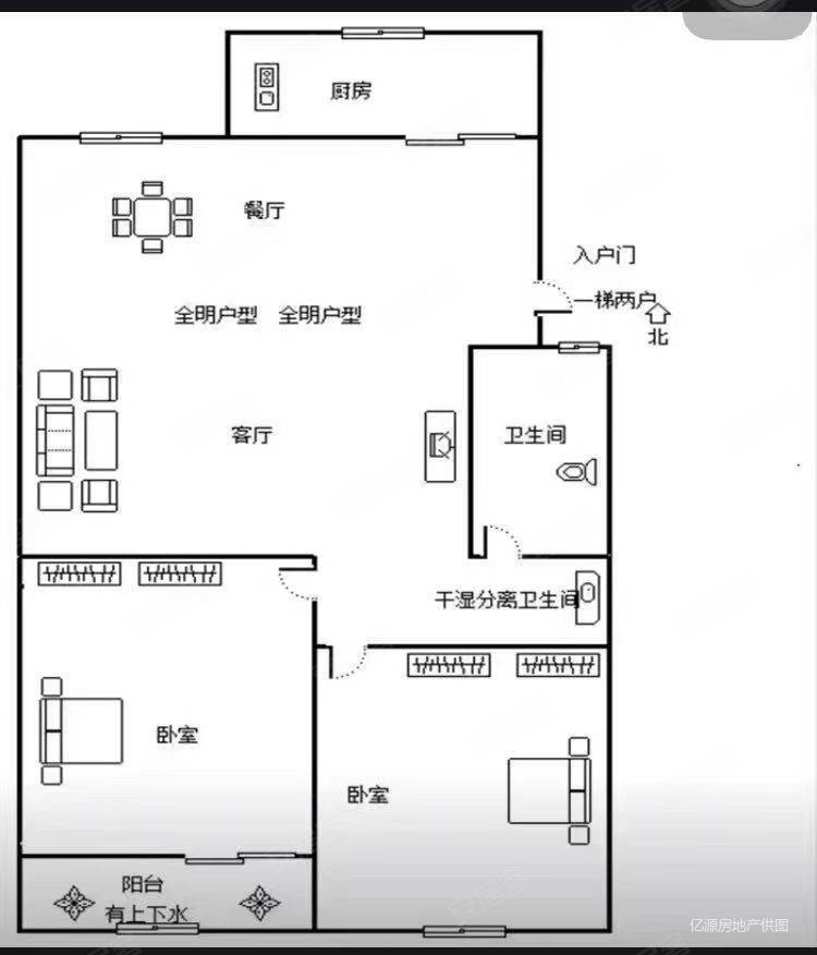 水岸名邸盖佳花园步梯房三楼46万送地下室价格可议