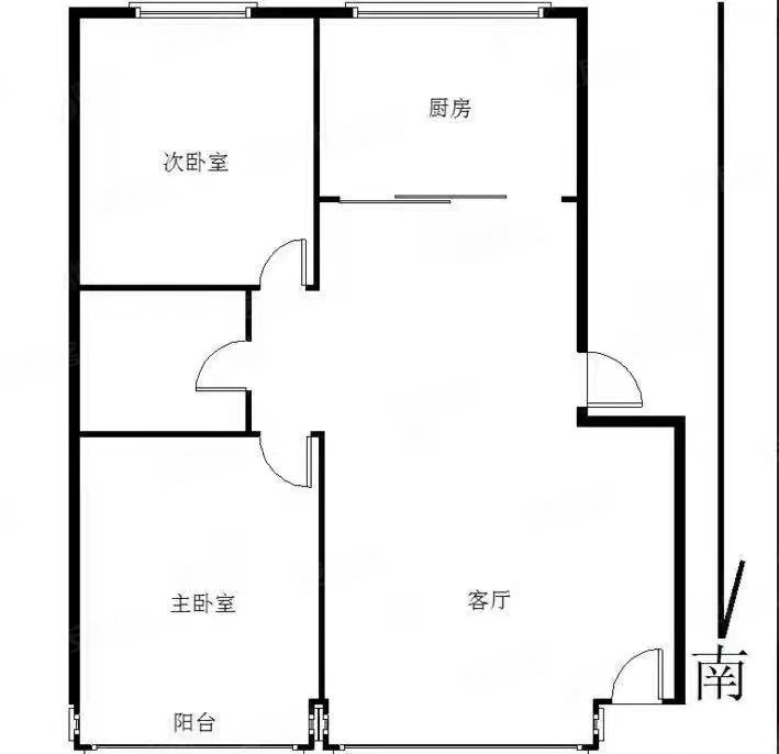 融富花园3室1厅2卫153.61㎡南北82万