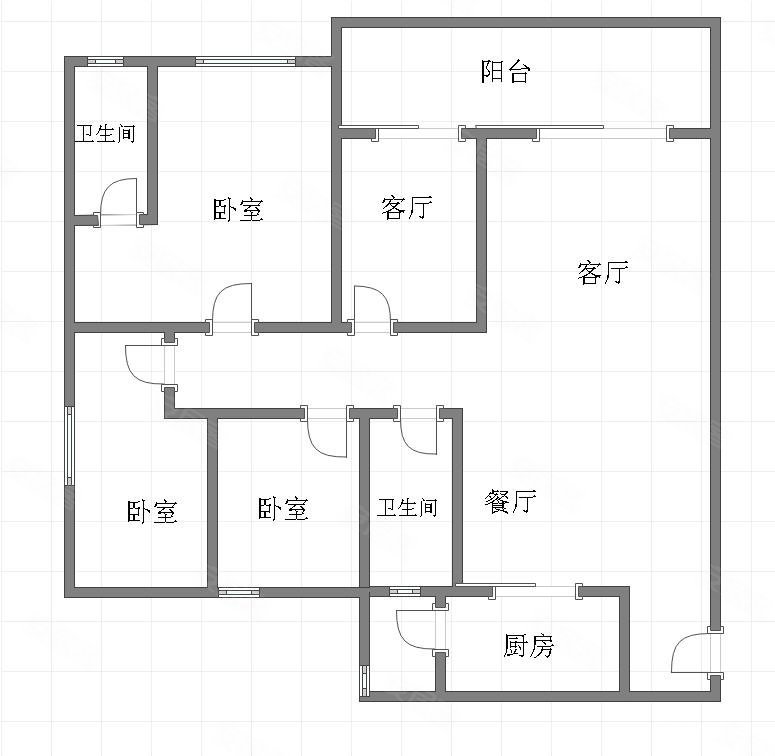 南岸区 保利观塘香榭 四房 138万