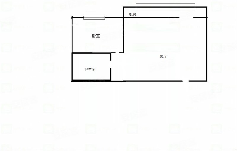 任宝里1室1厅1卫60㎡南北56万