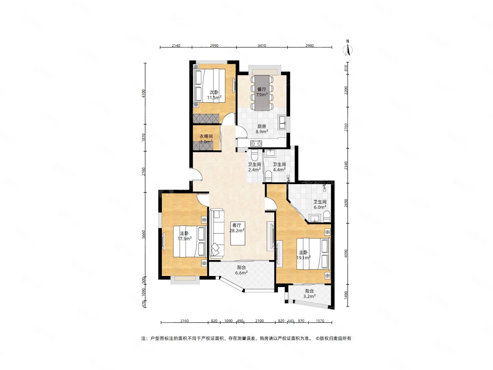 通透 2梯2户,紫荆花园二手房,730万,4室2厅,2卫,167平米-福州安居客