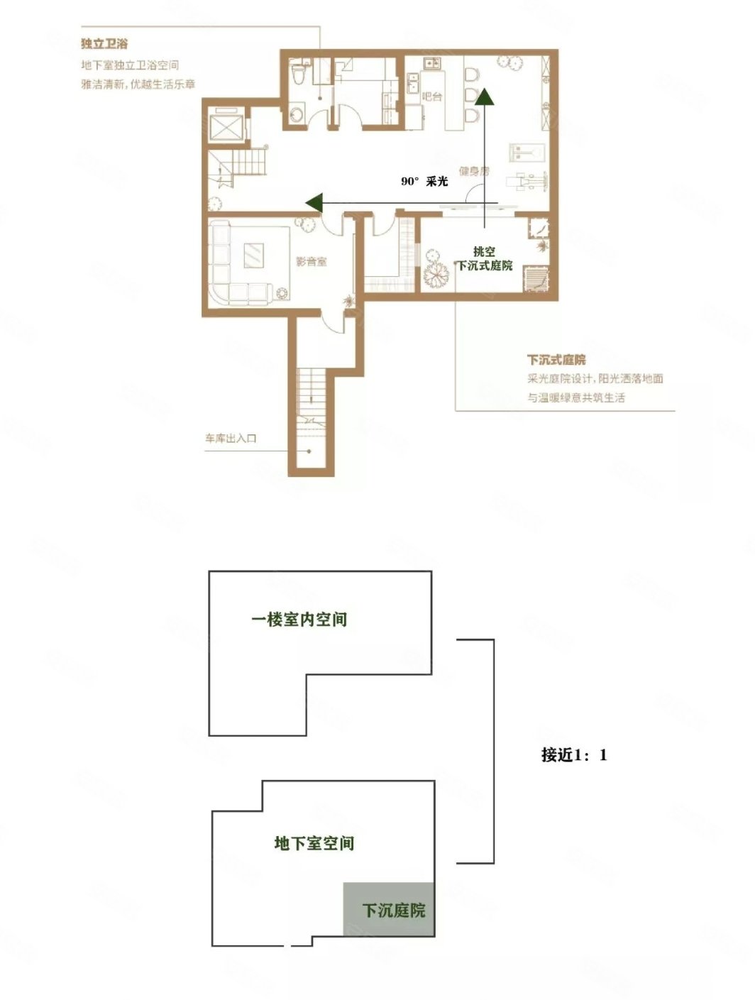 碧云壹零(别墅)5室4厅4卫487㎡南北1710万