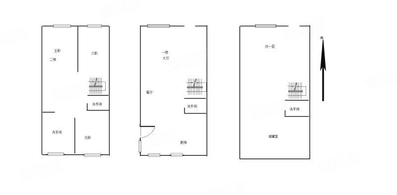 万科潭溪别墅联排双车库入户南向花园地上两层地下一层