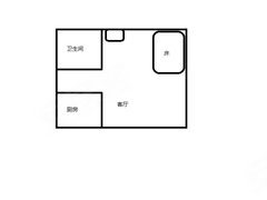 青实口水街 1室1厅1卫  电梯房 精装修50平米