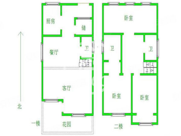 燕大星苑红树湾(别墅)4室2厅3卫226㎡南北385万