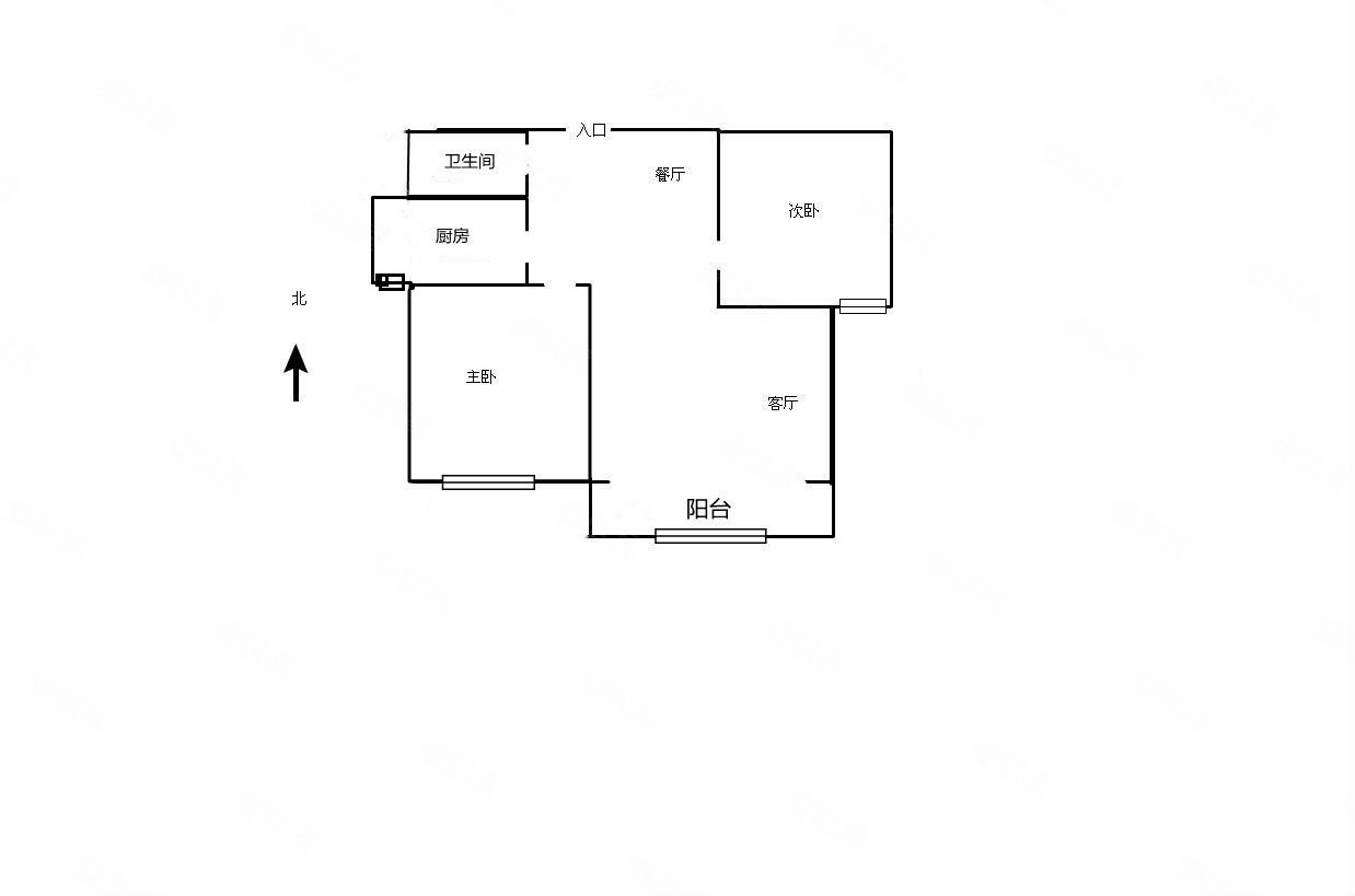 2室2厅1卫,天润家园(长安)二手房,85万,2室2厅,1卫,90平米-石家庄安居