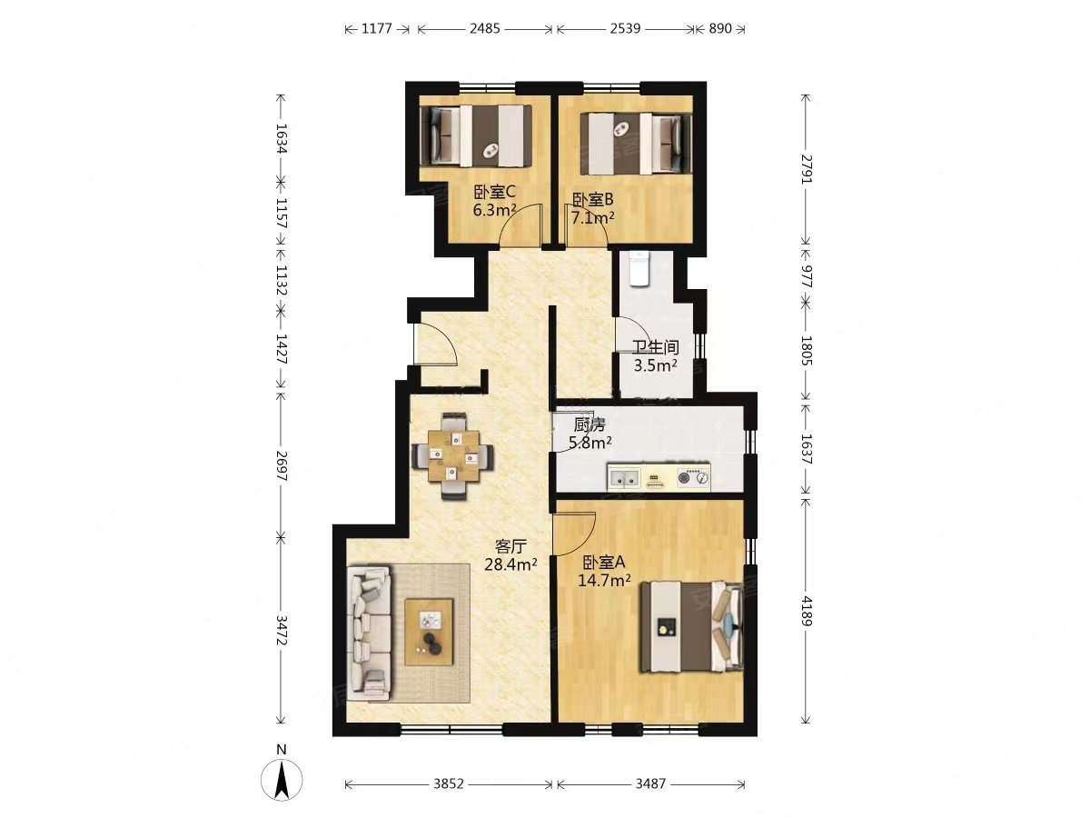 天泰城六期美立方