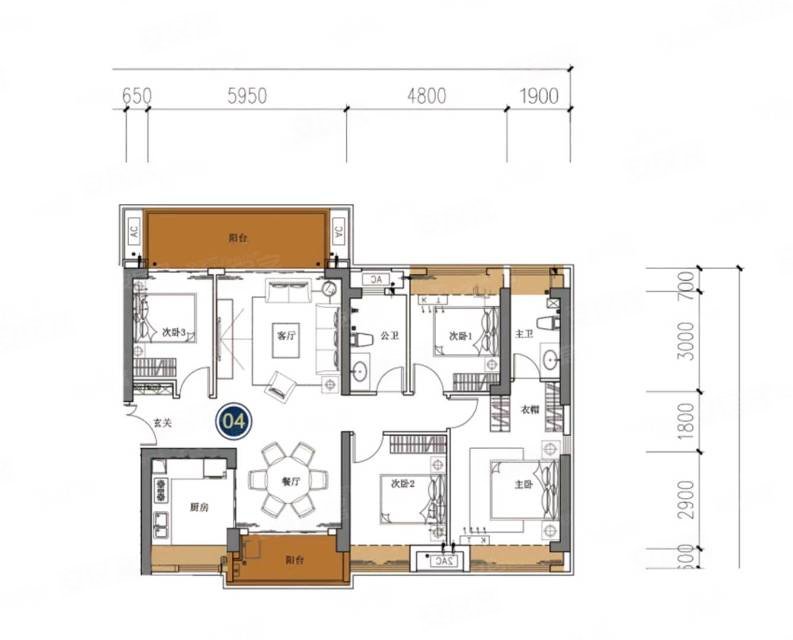 金山湖丰千花岛精装4房南北通一线无遮挡湖景