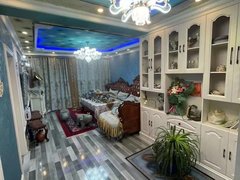 喀什喀什市喀什城区上海城星悦府，电梯2楼99平精装3室，家具家电齐全出租房源真实图片