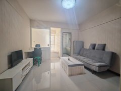 巴音郭楞库尔勒新市区新汇嘉塔河明成一室一厅,中装干净有空调,可以半年付。设施齐全出租房源真实图片