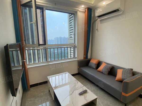 济南历城唐冶帝华广场帝华广场!地暖!精装两室!配套齐全!拎包入住!