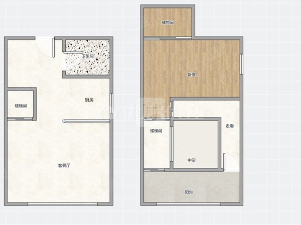 大理大理市北市区艺墅花乡艺墅花乡 精装修Loft 1室带家具家电拎包入住啦！出租房源真实图片