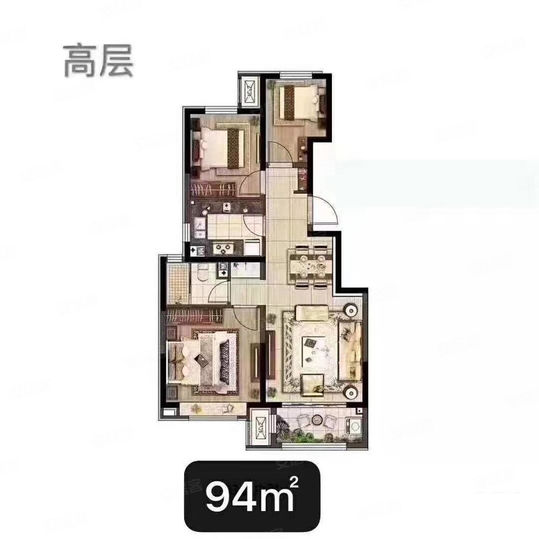 房新城悦隽央著通透三居紧邻武清杨一十一中十三小