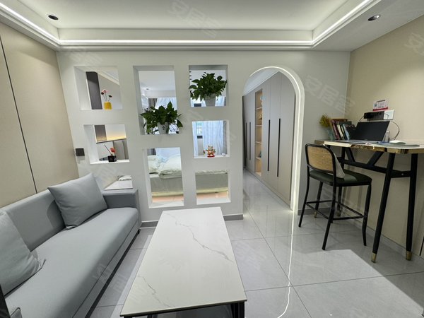 金华东阳东阳江北湖莲西街270号楼山口 麻车 西范 夜市附近 高层一室一厅 智能投影 多种户型出租房源真实图片