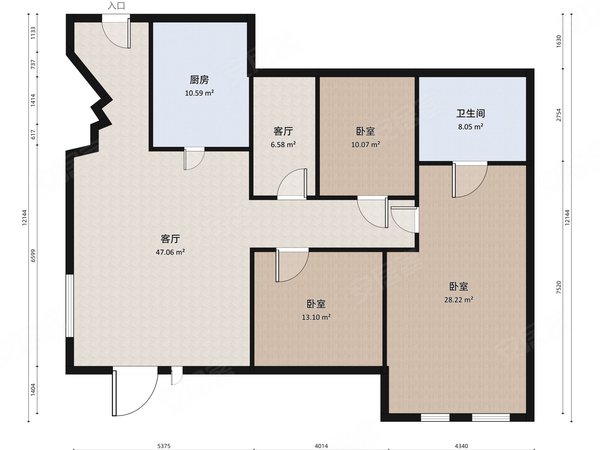 杭州萧山闻堰三江名苑三江名苑 精装三房 南北通透 精装修 电梯房