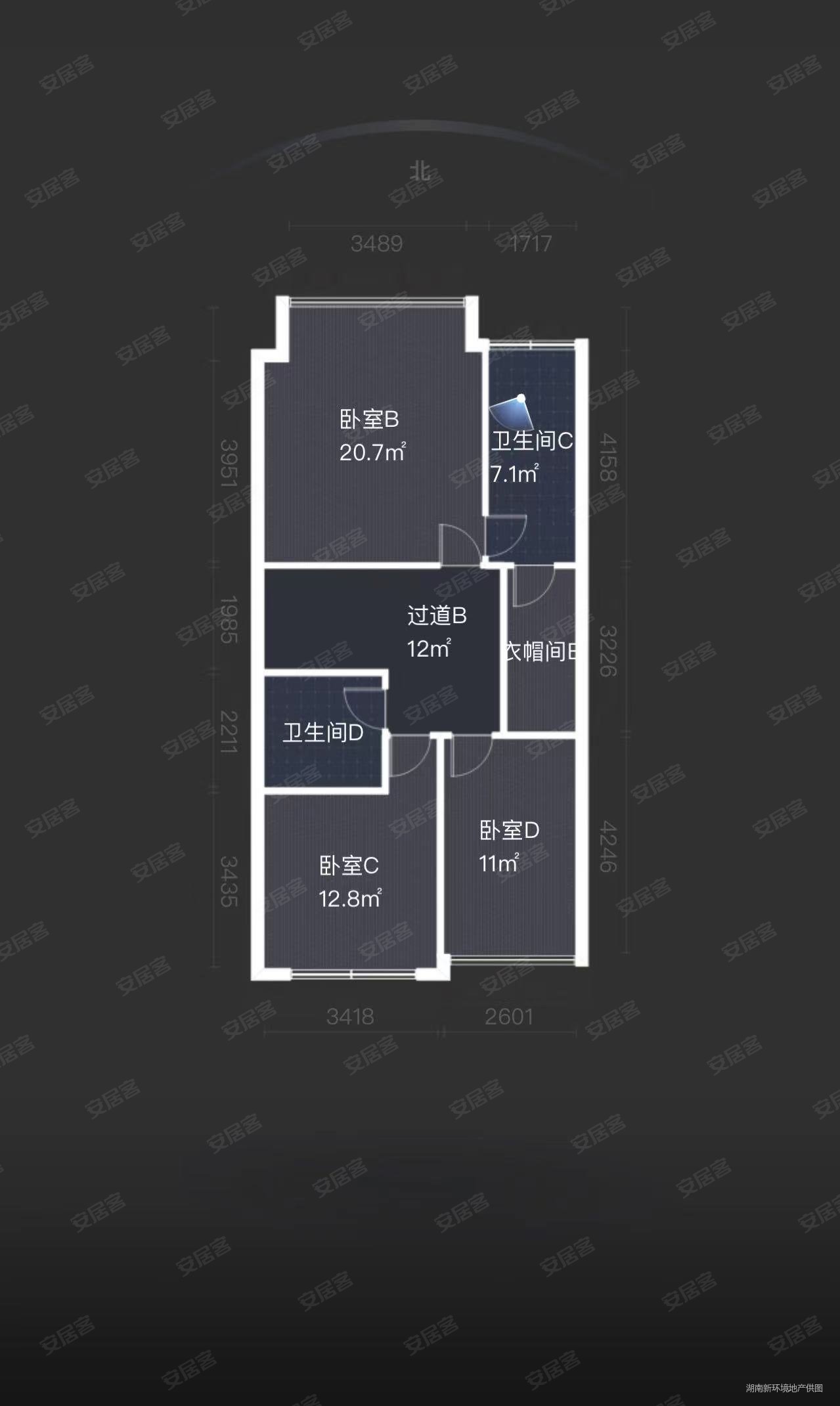 御景龙城(别墅)4室3厅4卫256.98㎡南北282万