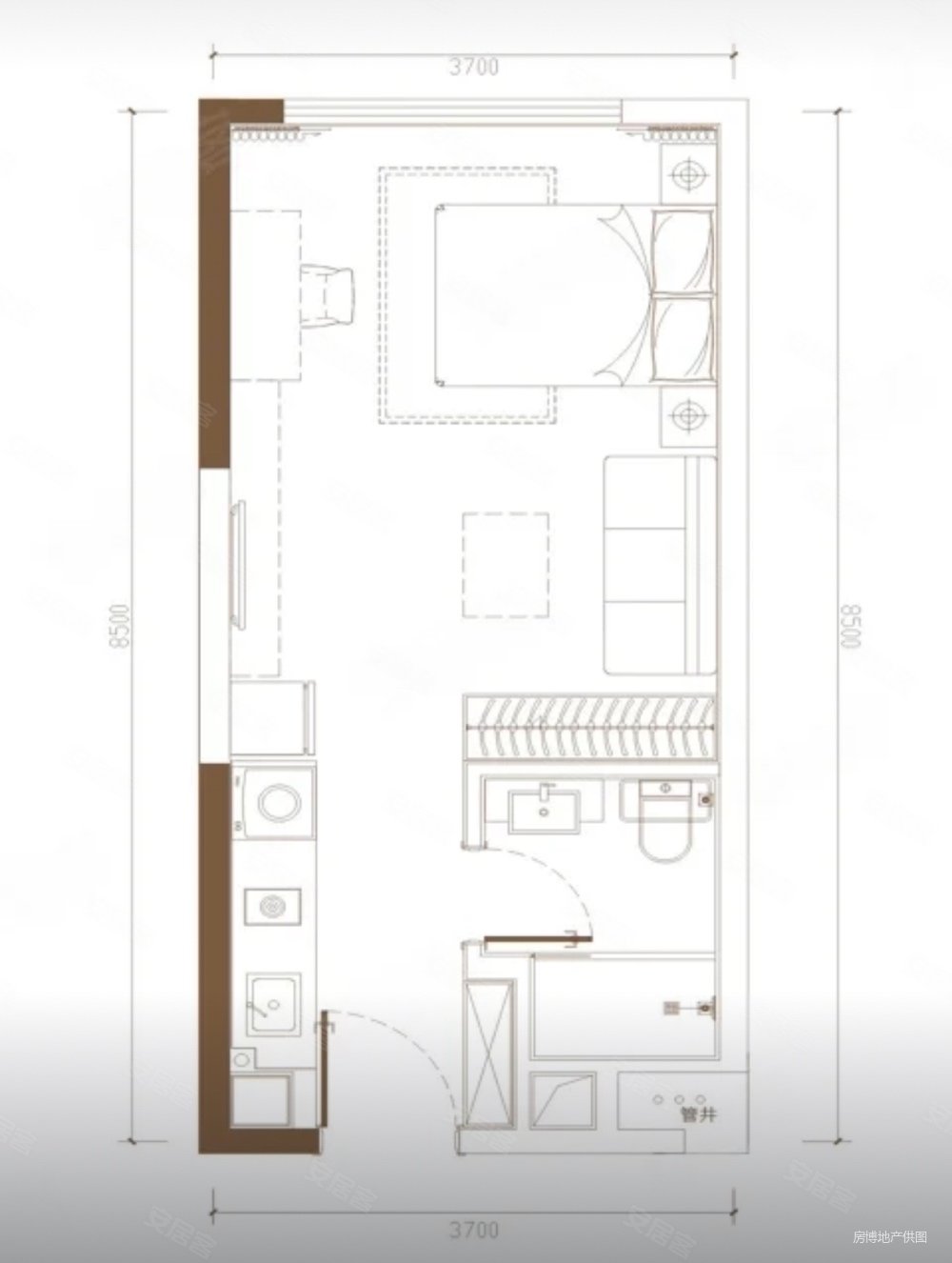 单价4000多精装现房公寓总价18万第七街区
