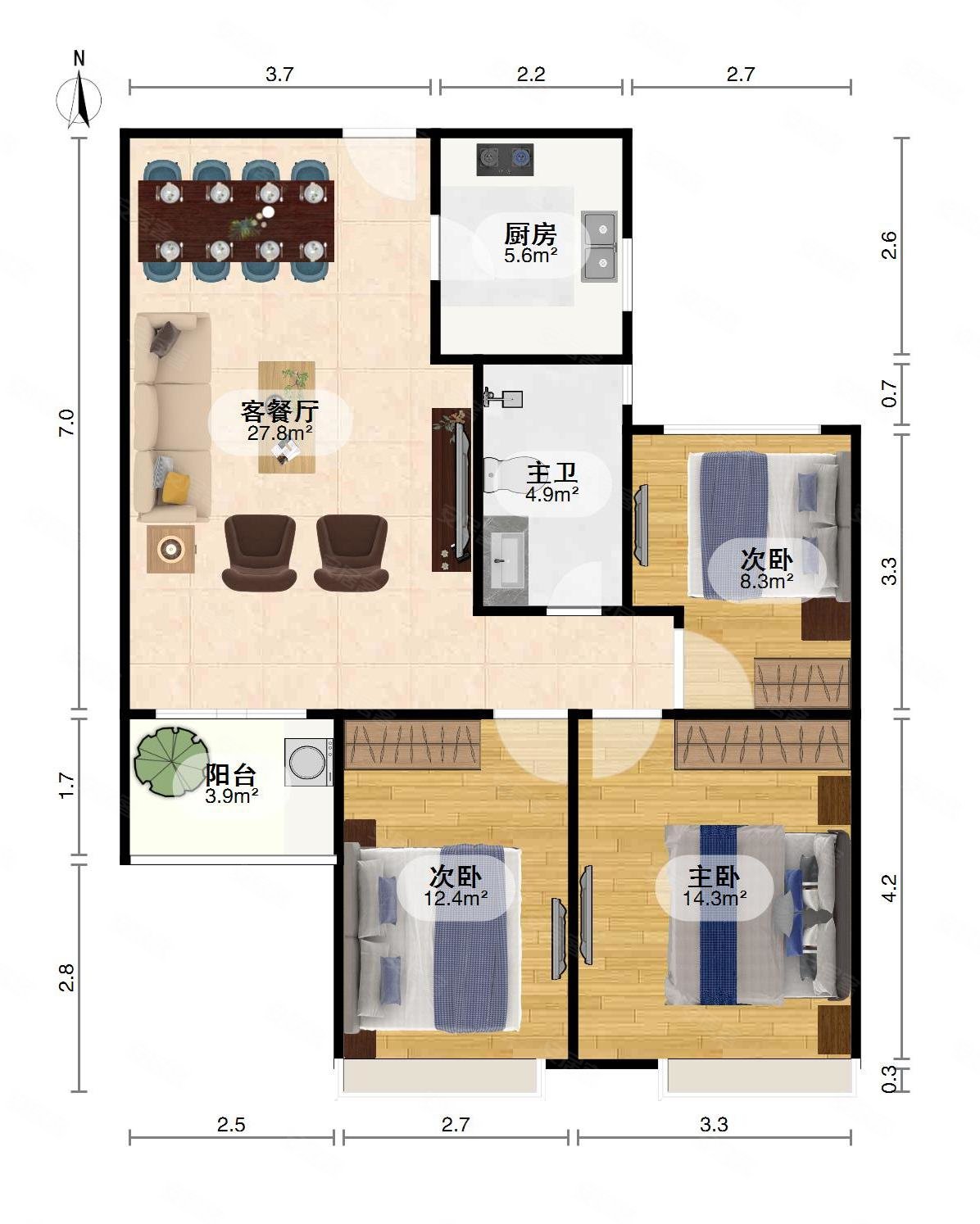 地铁口保利新武昌k4地块房东急卖小区环境优美户型周正