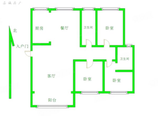 泰华城大益华府西苑二手房,93万,3室2厅,1卫,131平米-潍坊安居客
