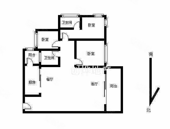 中海金沙湾3室2厅2卫132㎡西南335万