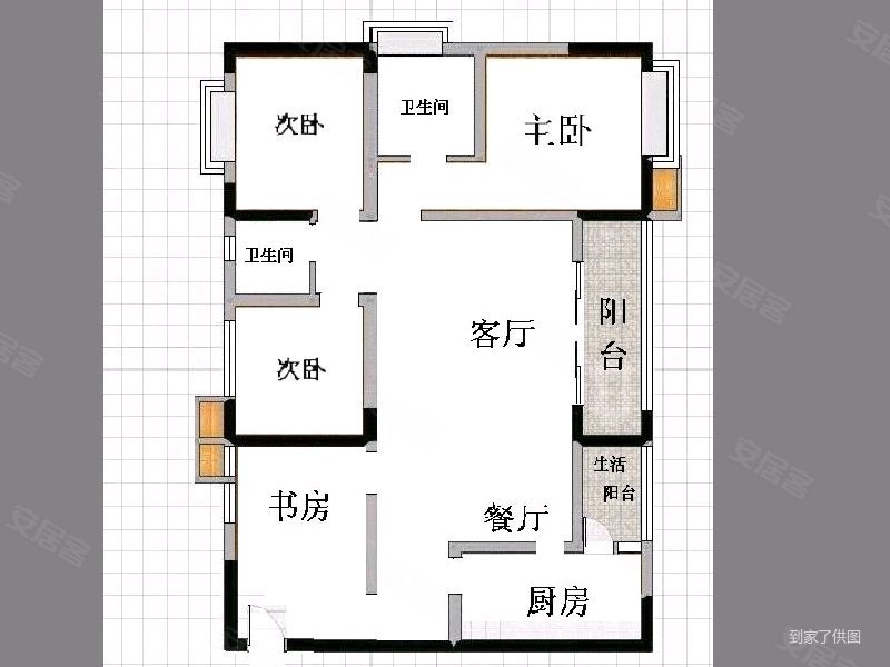 明发尚都国际3室2厅1卫117㎡南150万