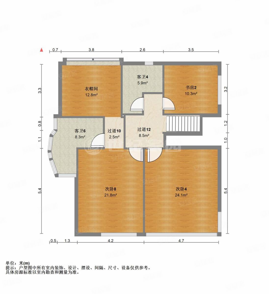 天成山庄7室2厅5卫363.5㎡东580万