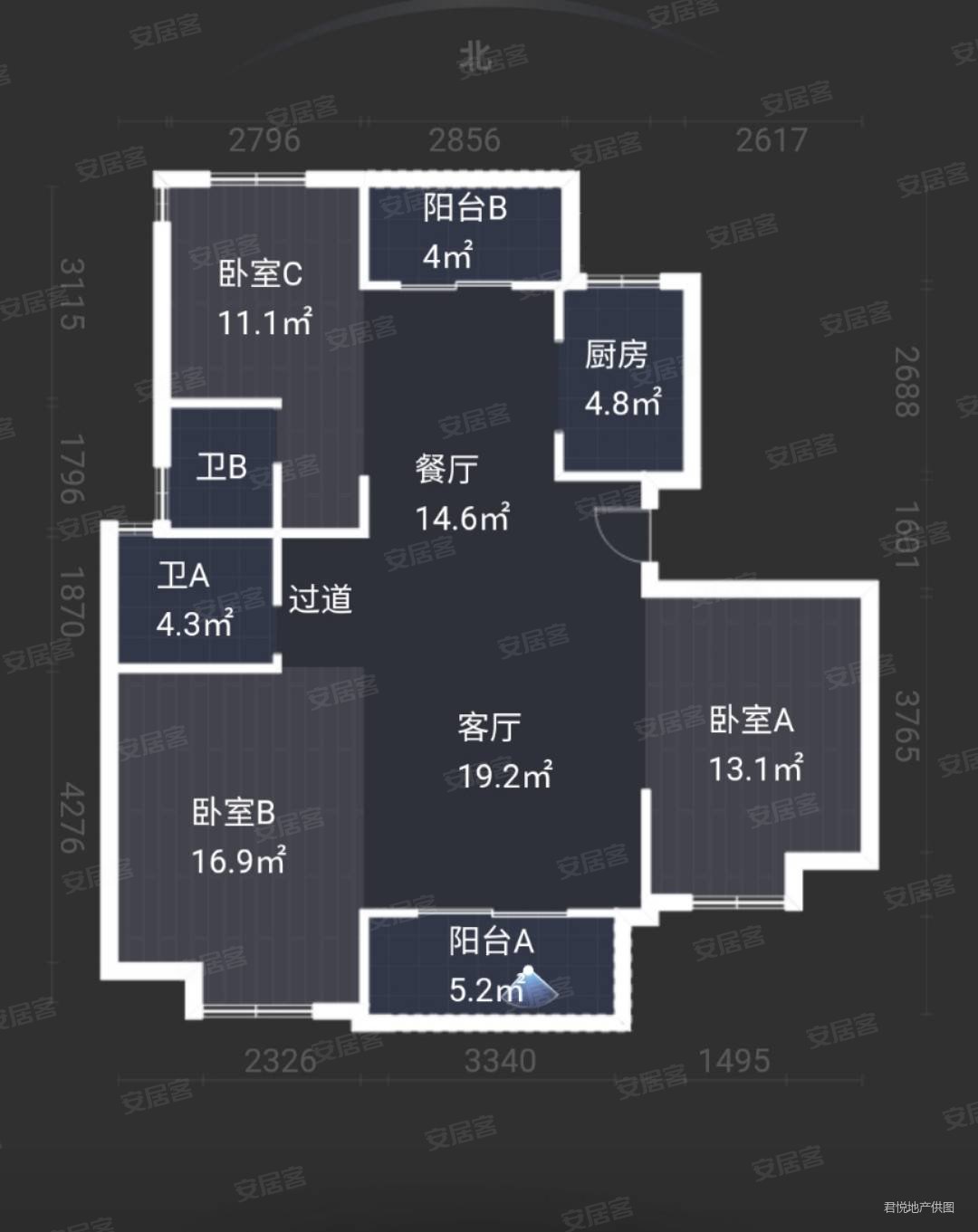 电梯洋房,三开间朝南,南北通透,带车位,万城赞园(秀洲)二手房,155.