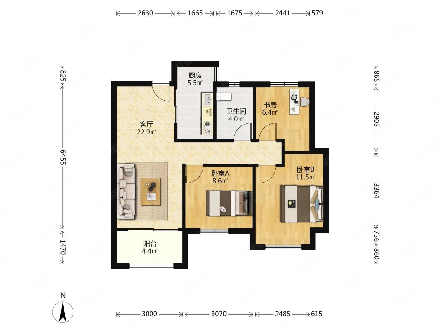 13平米-南京安居客