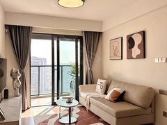 深圳宝安坪洲永丰社区近西乡地铁连锁公寓 全屋定制 电梯房 精装修独立阳台出租房源真实图片