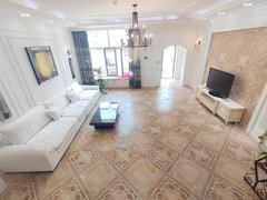 呼伦贝尔鄂温克谐仁步行街中鼎半岛，精装大户型，可商住两用，双车库，配套齐全出租房源真实图片