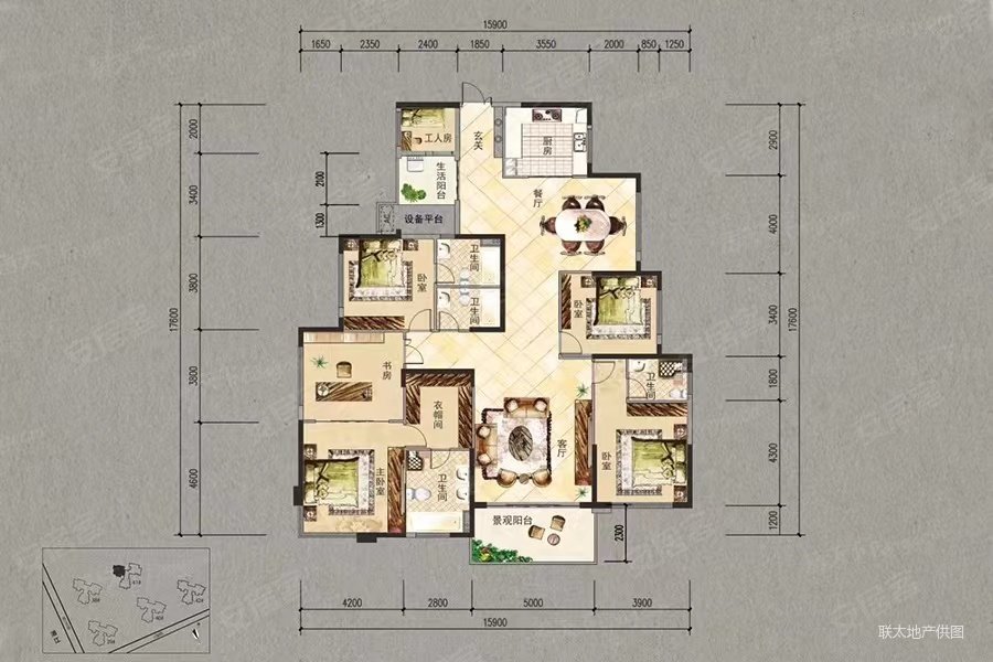 长沙房产网>长沙二手房>开福二手房>北辰三角洲二手房>北辰定江洋>900