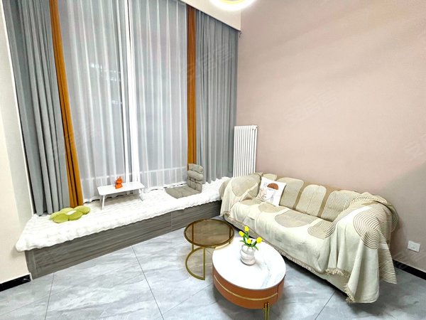 石家庄长安红星美凯龙远洋晟庭实拍远洋晟庭精装一室loft临市中医院