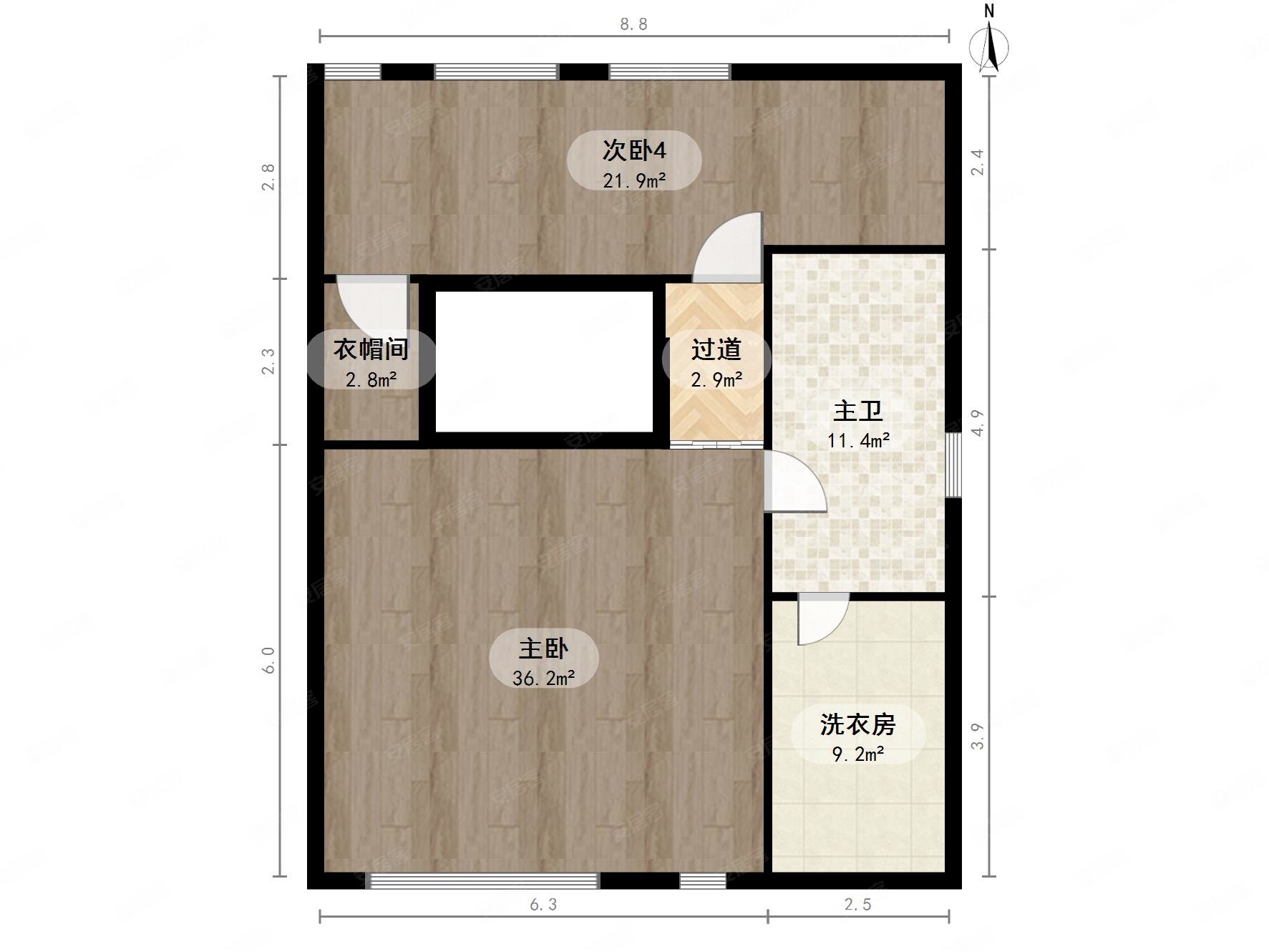香山清琴麓苑6室3厅3卫品质小区带飘窗