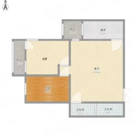 香格里拉花园2室2厅1卫92.74㎡南55万