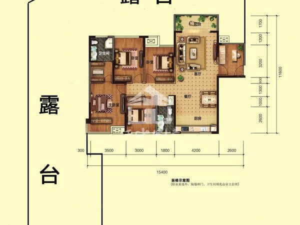 南宁兴宁区政府联发尚筑120平4房,带大露台带车位(联发尚筑)随时看房