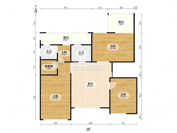 风荷丽景尚城(东区公寓住宅)4室2厅3卫204.06㎡南1350万