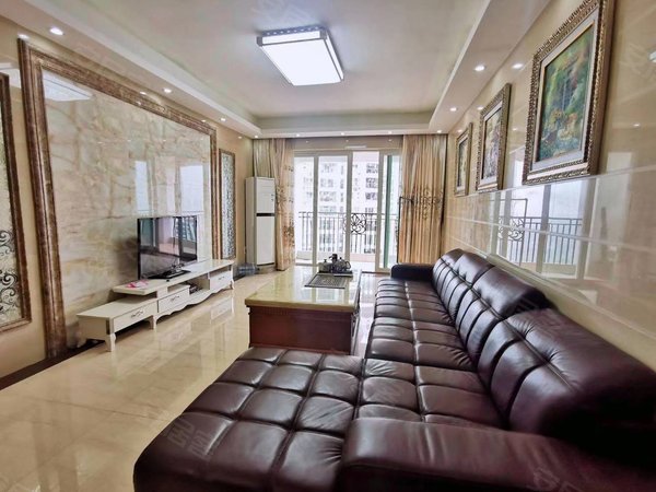 广州增城荔城敏捷莱茵花园莱茵花园,温馨豪华三房带主套,家私家电齐全