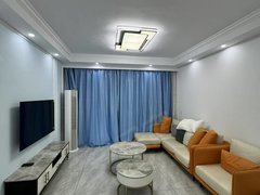 嘉兴海宁斜桥镇融信澜庭 地铁口三房两厅两卫 房屋干净整洁 客厅带空调出租房源真实图片