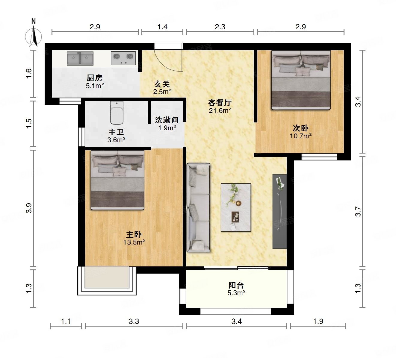 小区一套必卖百步亭江南郡朝南两房楼层好随时看房