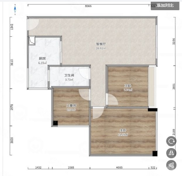 保利云山堂悦3室2厅1卫93.55㎡南55万